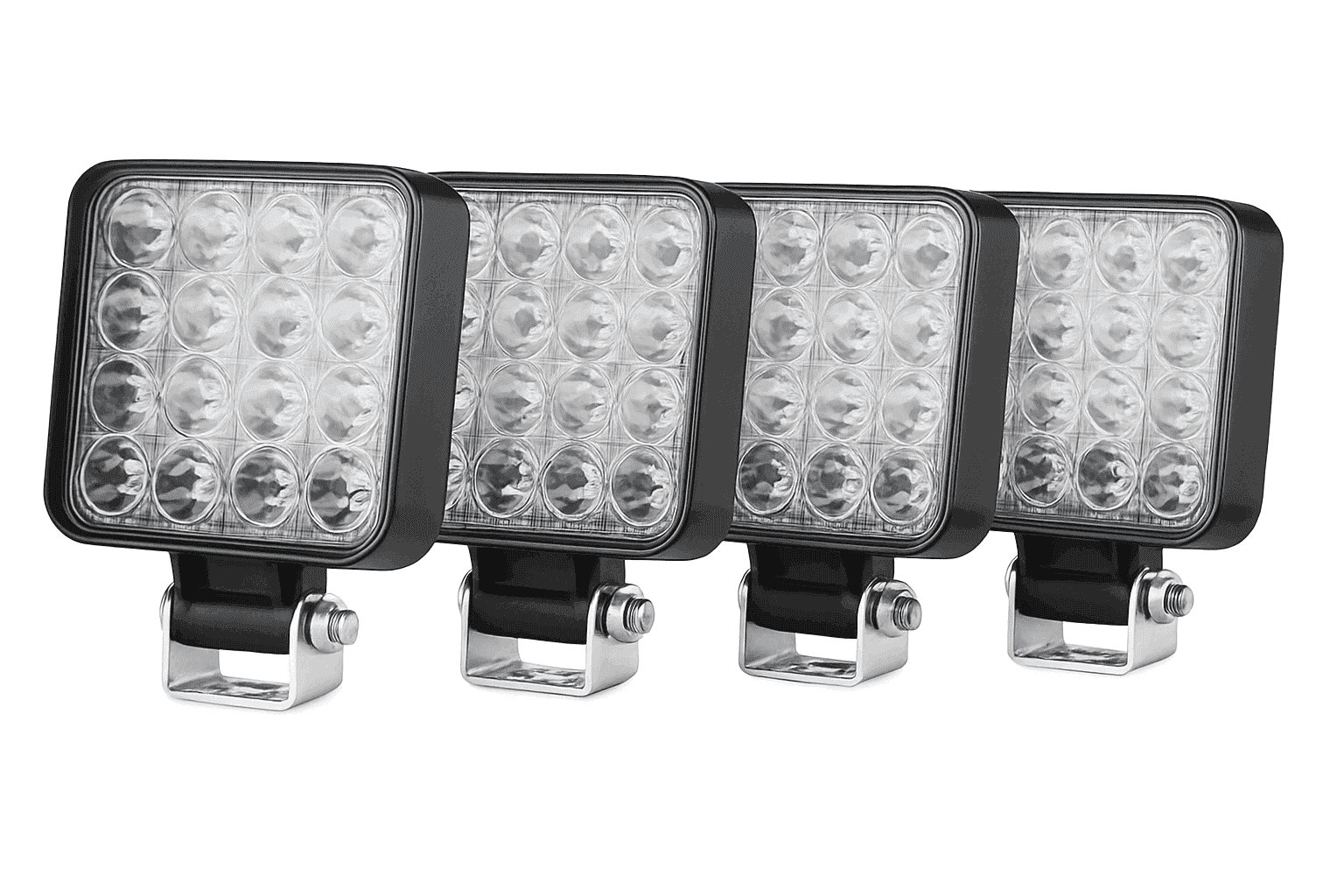 48W 16 LED 12V 24V LED Work Light Bar-6pcs