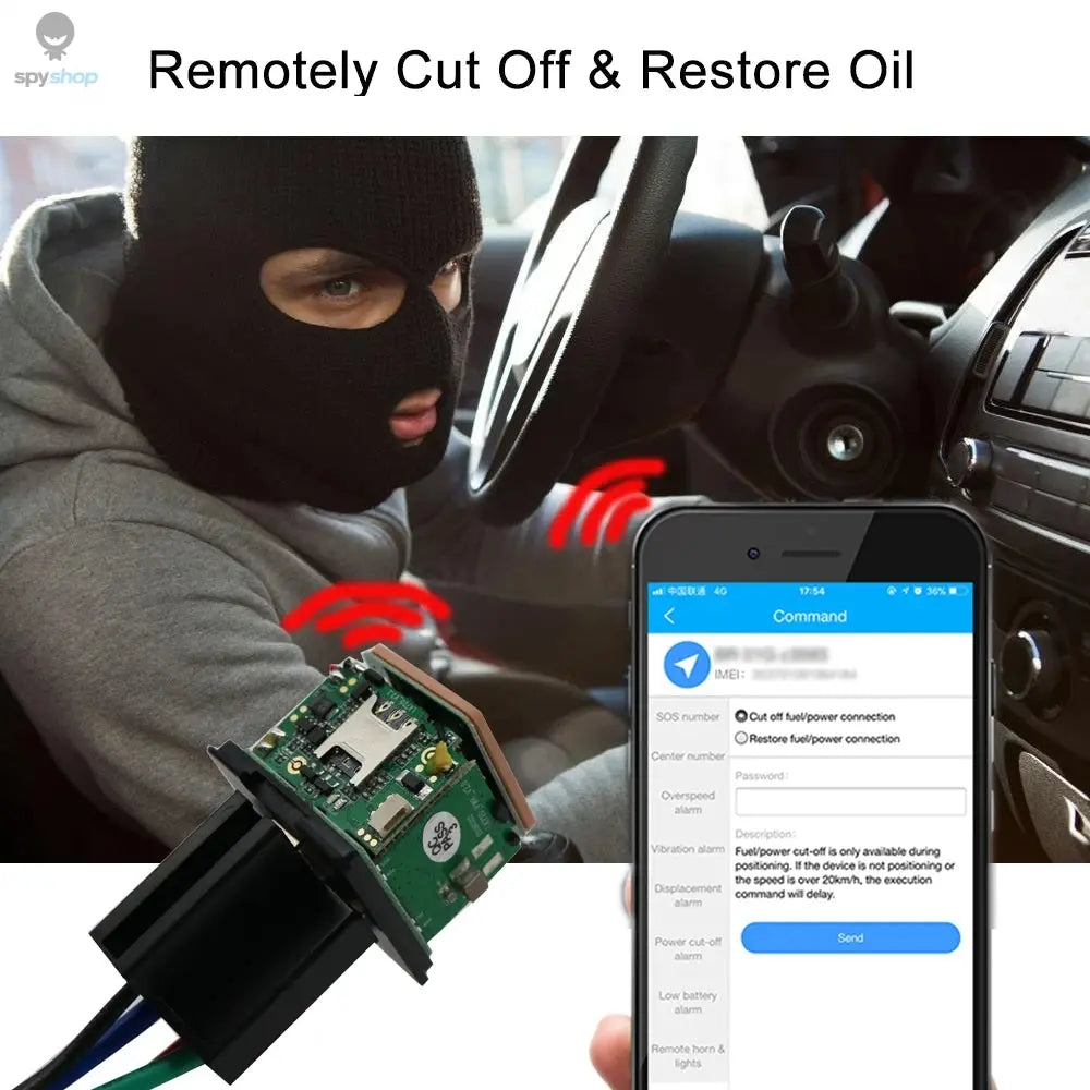 4G GPS Relay Mini GPS Tracker Car 2G 4G Motorcycle Builtin Battery Cut Off Oil 4G Tracker Auto GPS  Locator Tracking Shock Alarm Spy-shop.com