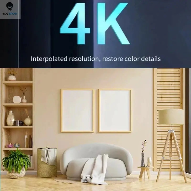 4G Sim Mini 4K Dual-Lens Camera 6X Zoom Motion Detection Night Vision 4000mAh Big Battery Two-Way Intercom Surveillance Spy-shop.com