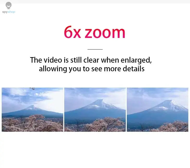 4G Sim Mini 4K Dual-Lens Camera 6X Zoom Motion Detection Night Vision 4000mAh Big Battery Two-Way Intercom Surveillance Spy-shop.com