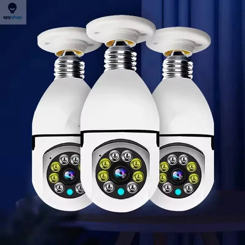 4G WiFi IP Camera E27 Bulb Cam 3MP Wireless Baby Monitor AI Tracking Security Video Surveillance Pet Cam SmartLife Indoor Spy-shop.com