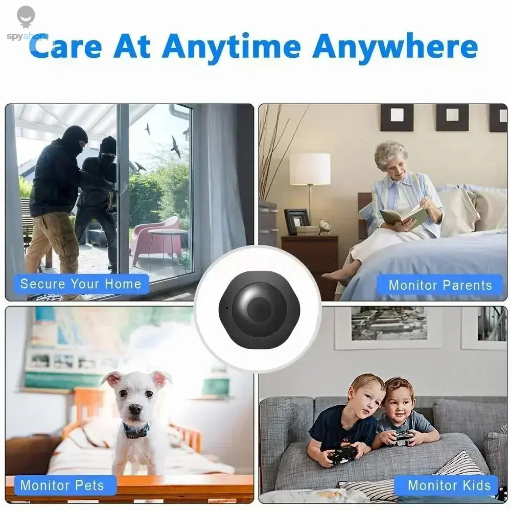 4K HD Smallest Mini Camera Espia Wifi Security Smart Home Surveillance Small Wifi Cam LR Night Vision Motion Detection Body Cam 