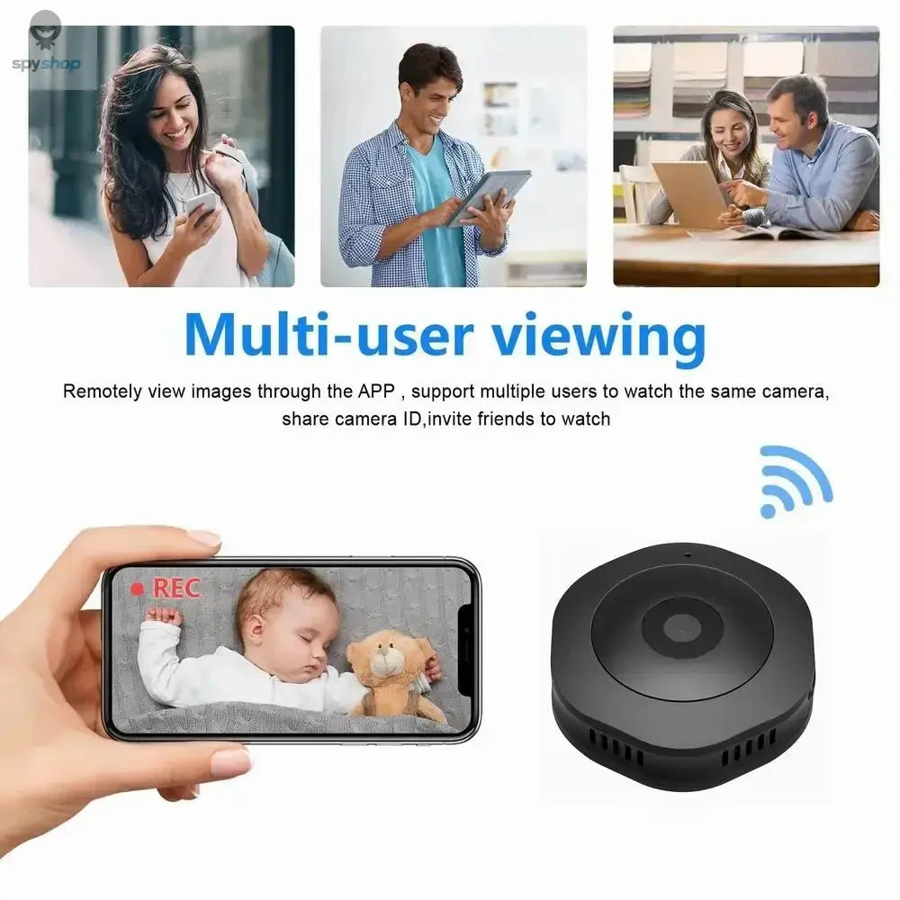 4K HD Smallest Mini Camera Espia Wifi Security Smart Home Surveillance Small Wifi Cam LR Night Vision Motion Detection Body Cam 