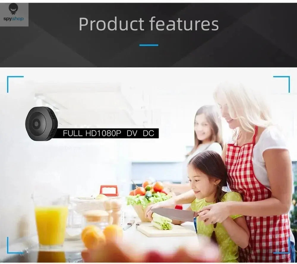 4K HD Smallest Mini Camera Espia Wifi Security Smart Home Surveillance Small Wifi Cam LR Night Vision Motion Detection Body Cam 