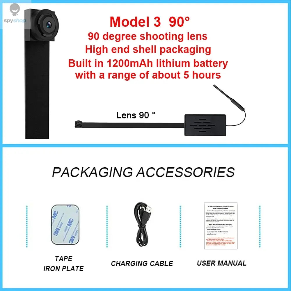 4K Mini DIY Network Camera WIFI HD Smartphone APP Control Wireless Surveillance Camera Built-in Microphone Security Video 2.0MP 