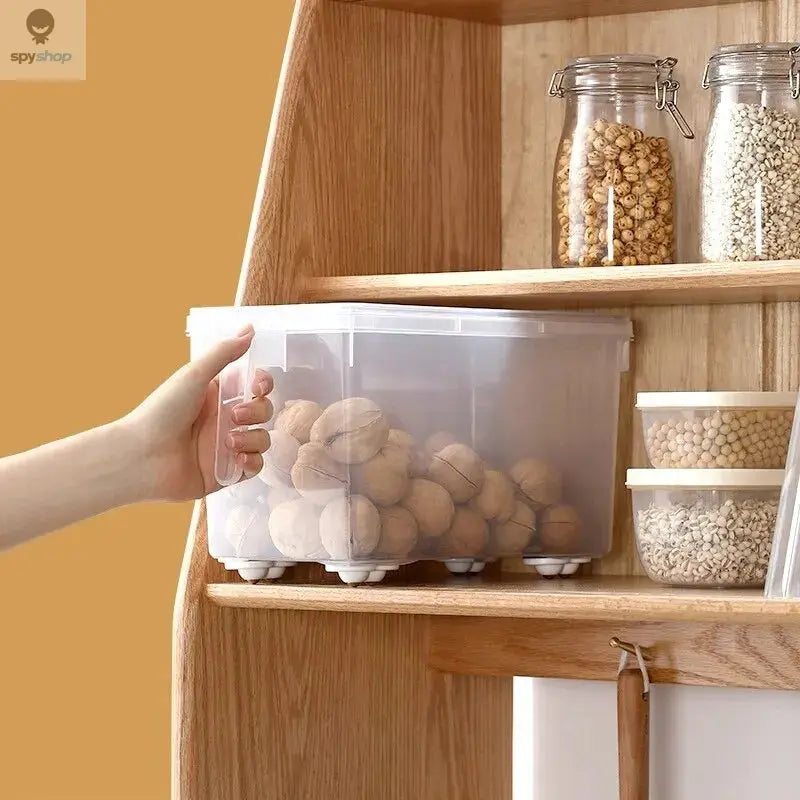 4PCS Adhesive Non Perforated Universal Wheel Furniture Base Roller Ball Type Casters Handcart Silent Wheel Spy-shop.com