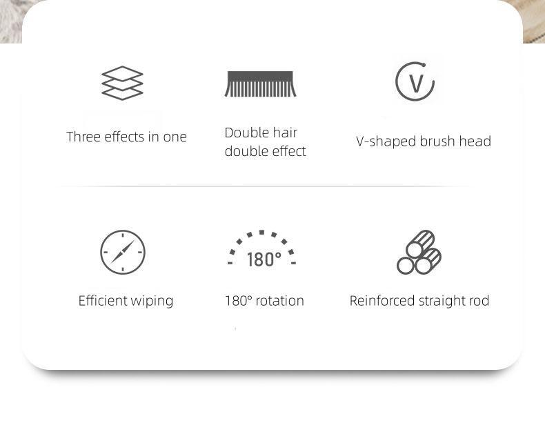 3 In 1 Cleaning Brush Cleaner Brush For Cleaning Bathroom Brush With Long Handle Rotating Floor Brush Crevice Brush 