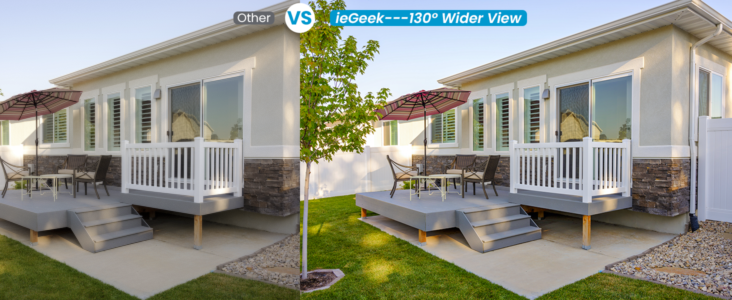ieGeek 2K Wireless Outdoor Security Camera with Color Night Vision