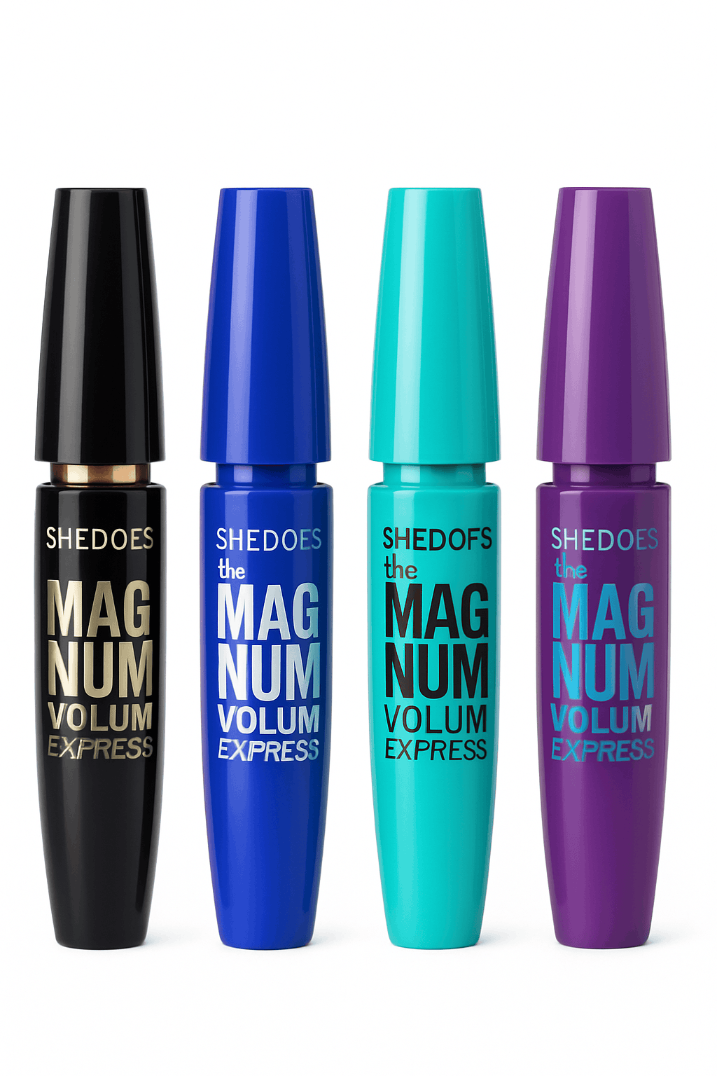 4D Fiber Mascara for Bold Length, Curl, and Volume-8828-purple