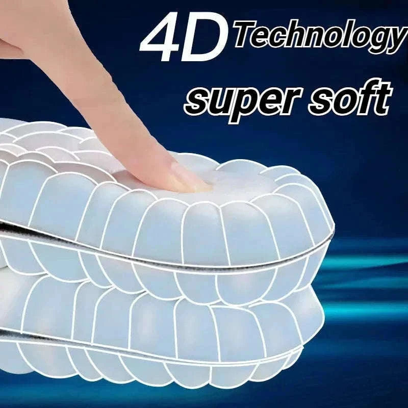 4D Massage Insoles with Arch Support for Daily Comfort-blue / 35-36(230mm)