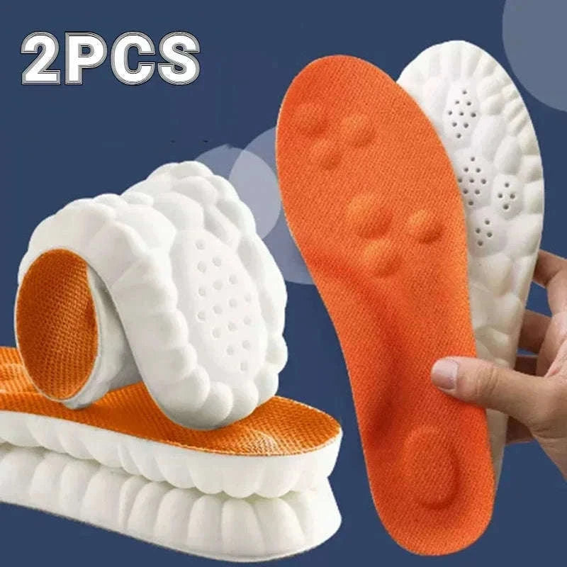 4D Massage Insoles with Arch Support for Daily Comfort-blue / 35-36(230mm)