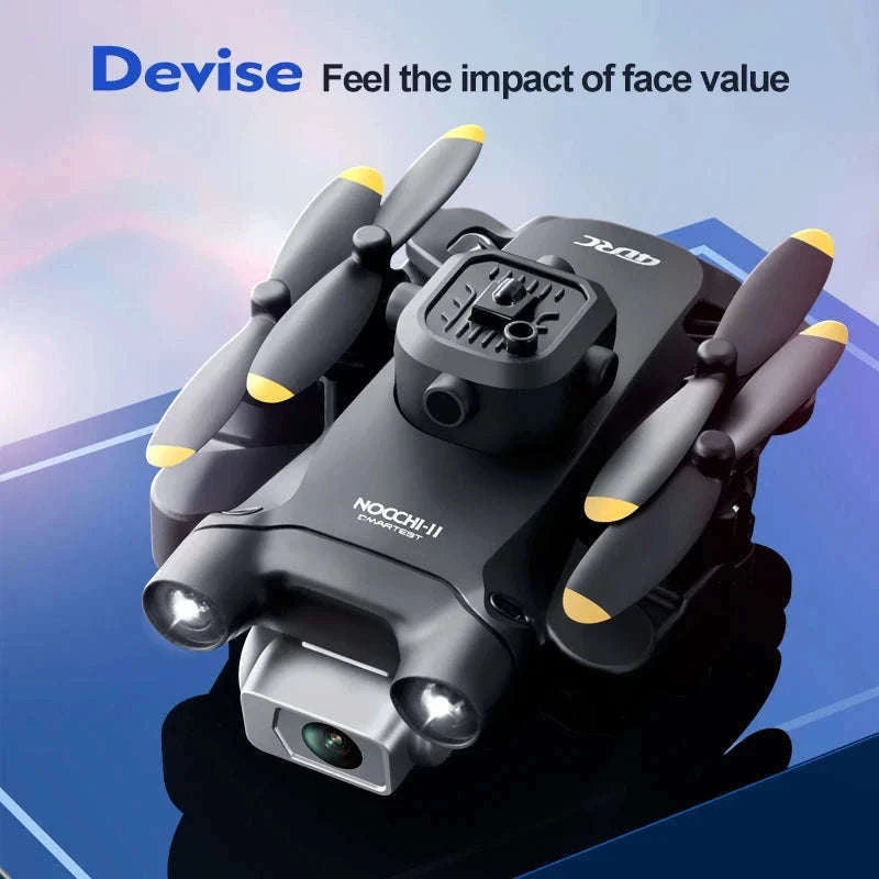 4DRC V30 Mini Drone with HD Camera for Easy Flying-Black-Dual4K-1B