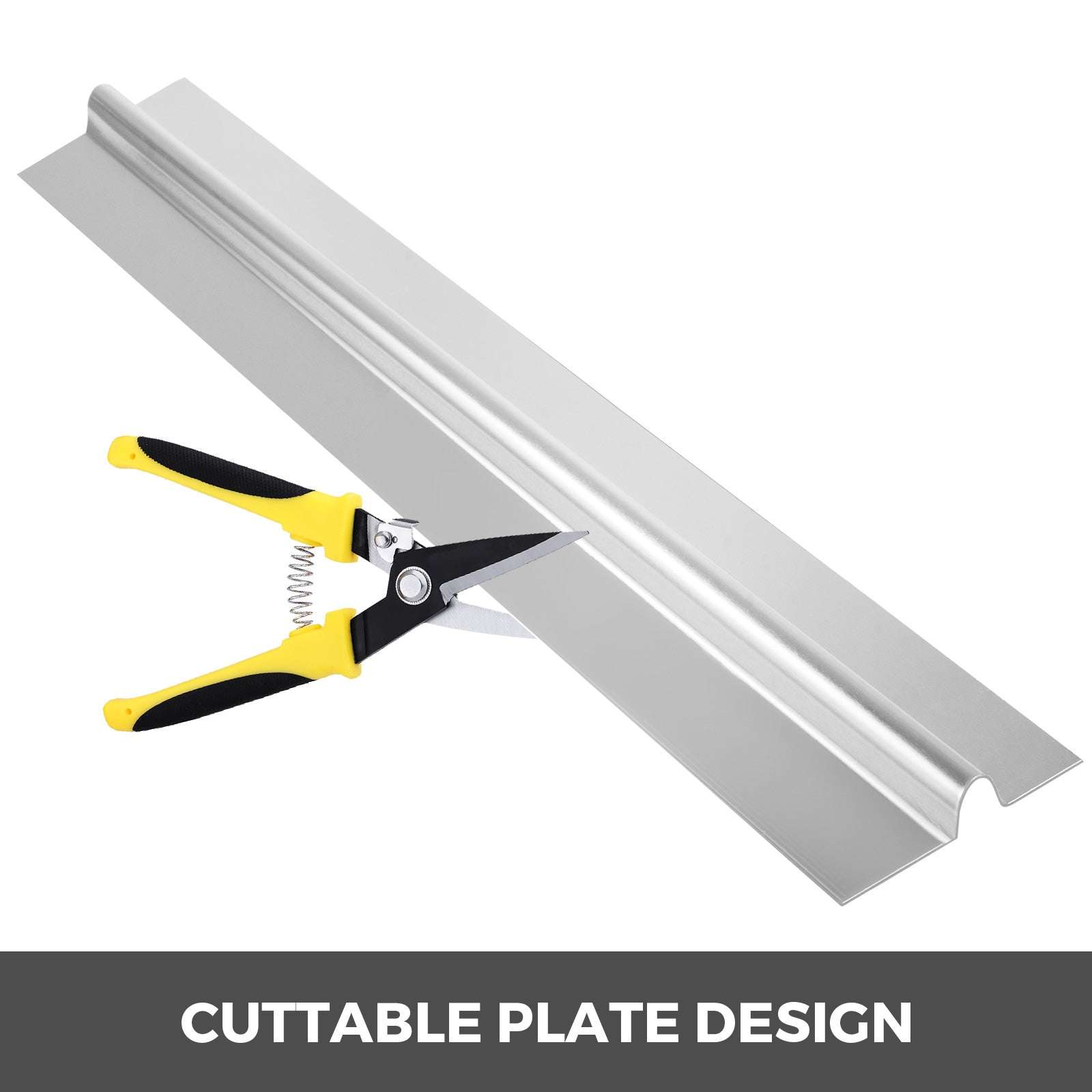 4FT Aluminum Heat Transfer Plates for 1/2" PEX Radiant Floor Heating-100PCS / United States