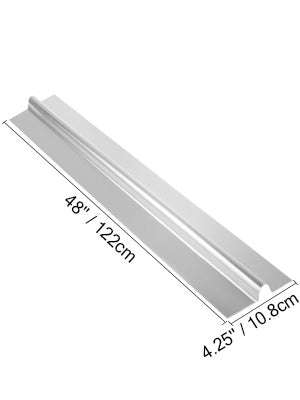 4FT Aluminum Heat Transfer Plates for 1/2" PEX Radiant Floor Heating-