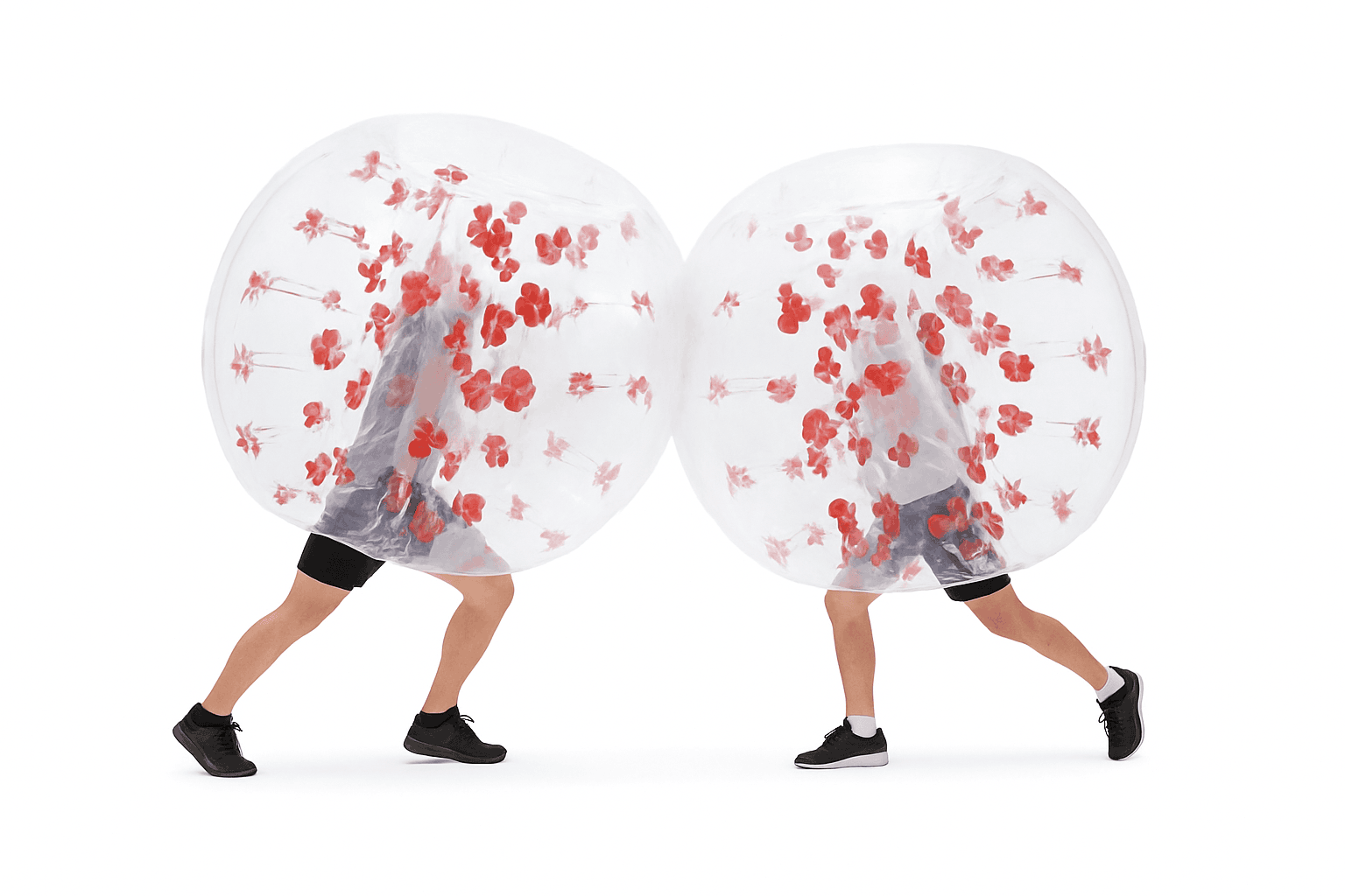 4FT Inflatable Bumper Ball for Teens & Adults – Fun Zorb Play-transparent 1pcs / Other / france