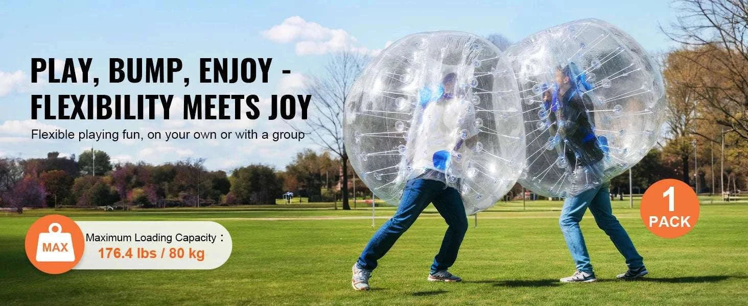 4FT Inflatable Bumper Ball Zorb for Kids & Teens PVC Body Ball-1pcs / spain