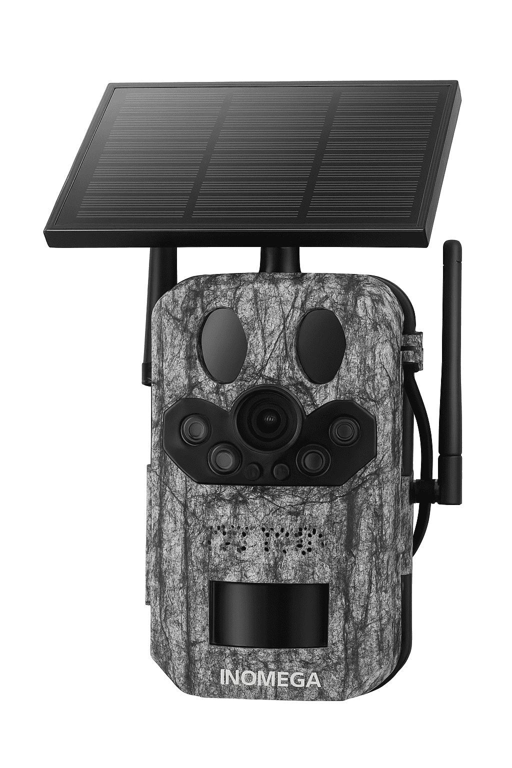 4G 2K 5MP Trail Camera with PIR Motion Detection & Night Vision-only Cam 32GB / france