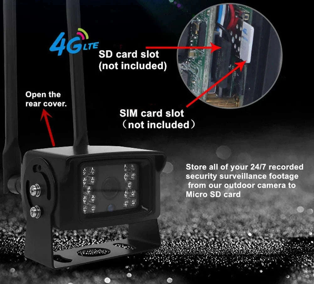 4G 4K 8MP Outdoor WiFi IP Security Camera-5MP 4G EU