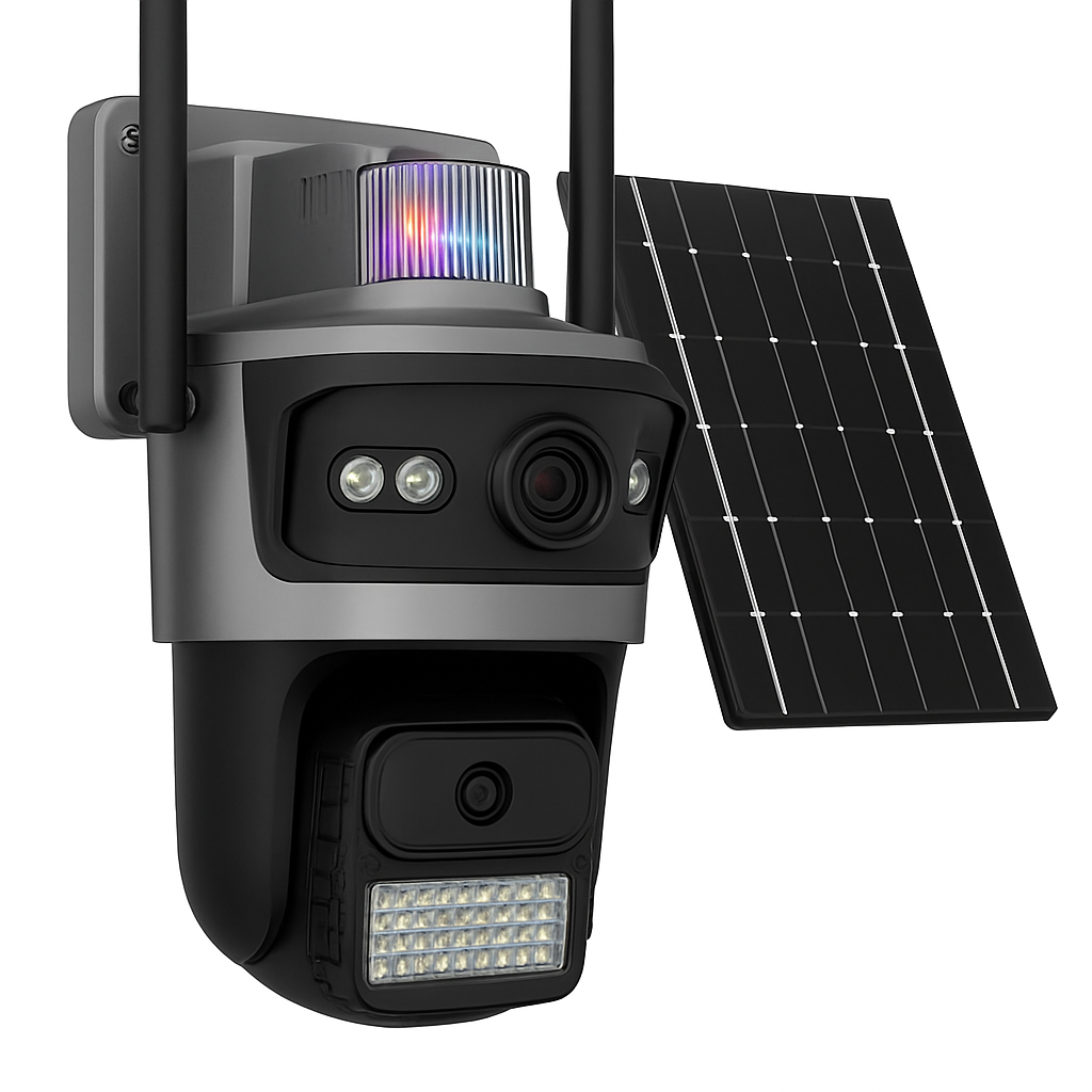 4G Outdoor Solar Security Camera with Auto Tracking and Night Vision