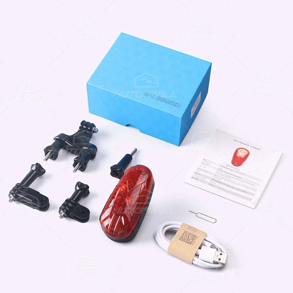 4G Bicycle GPS Tracker TK906 with Real-Time Tracking & Long Standby-Tracker with Box