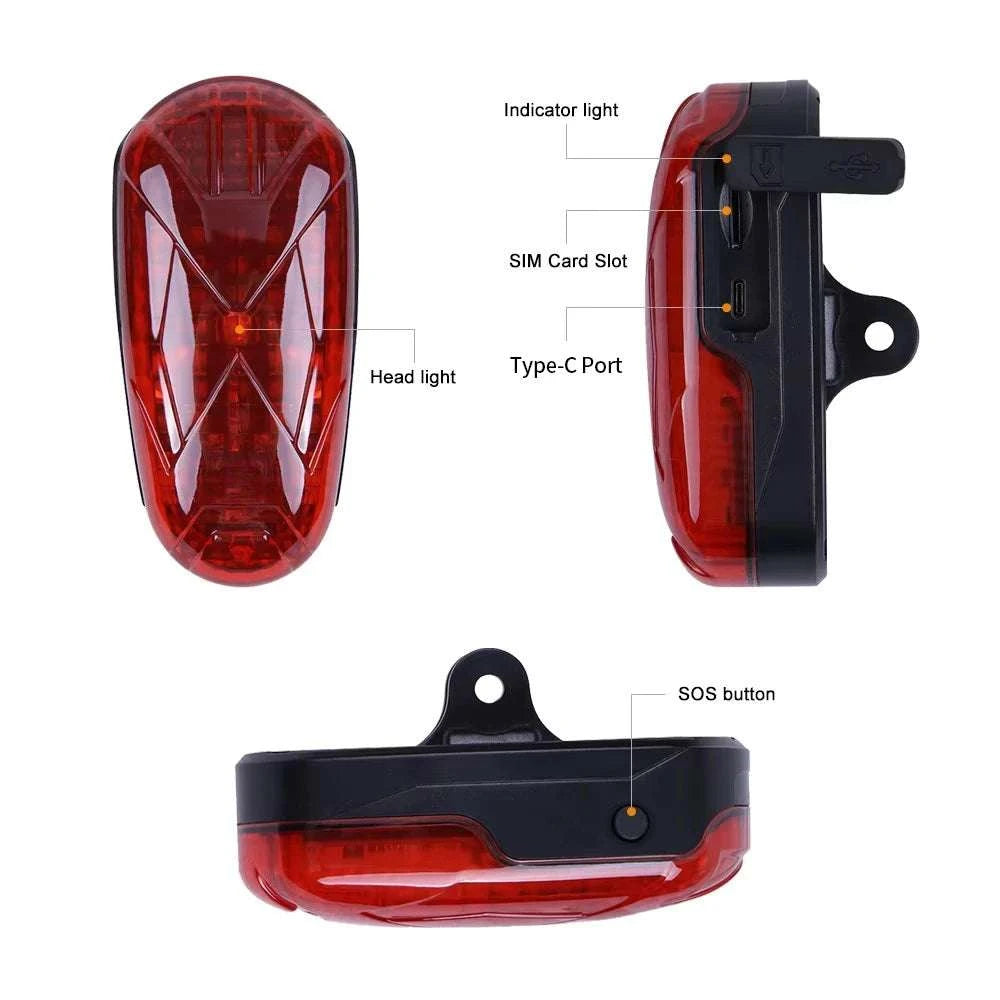 4G Bicycle GPS Tracker TK906 with Real-Time Tracking & Long Standby-Tracker with Box
