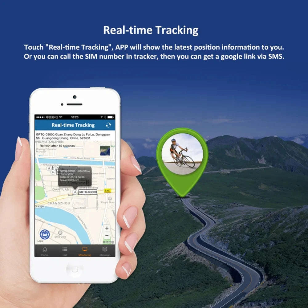 4G Bicycle GPS Tracker TK906 with Real-Time Tracking & Long Standby-Tracker with Box