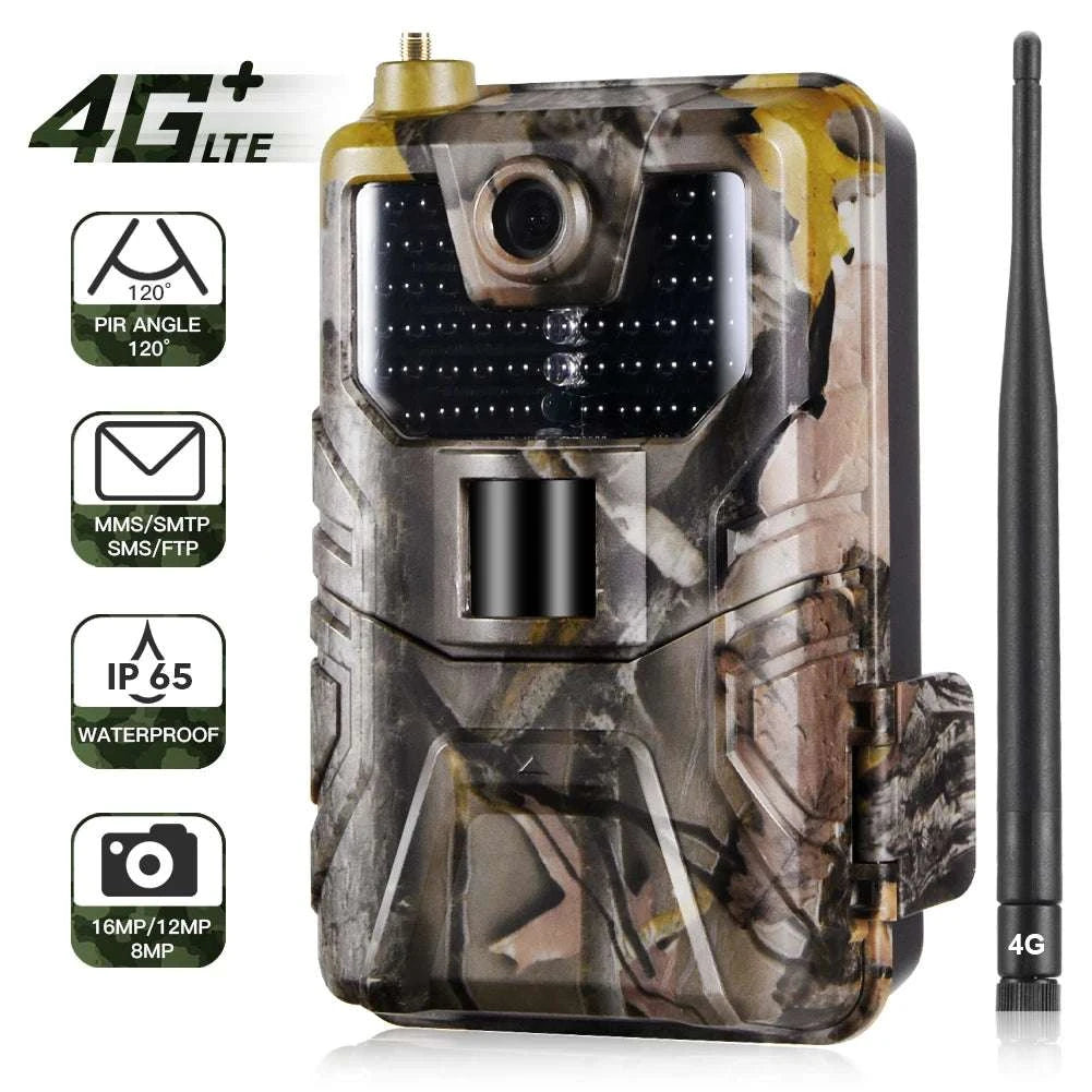 4G Cellular Trail Camera 20MP 1080P Night Vision Hunting Camera-EU Version