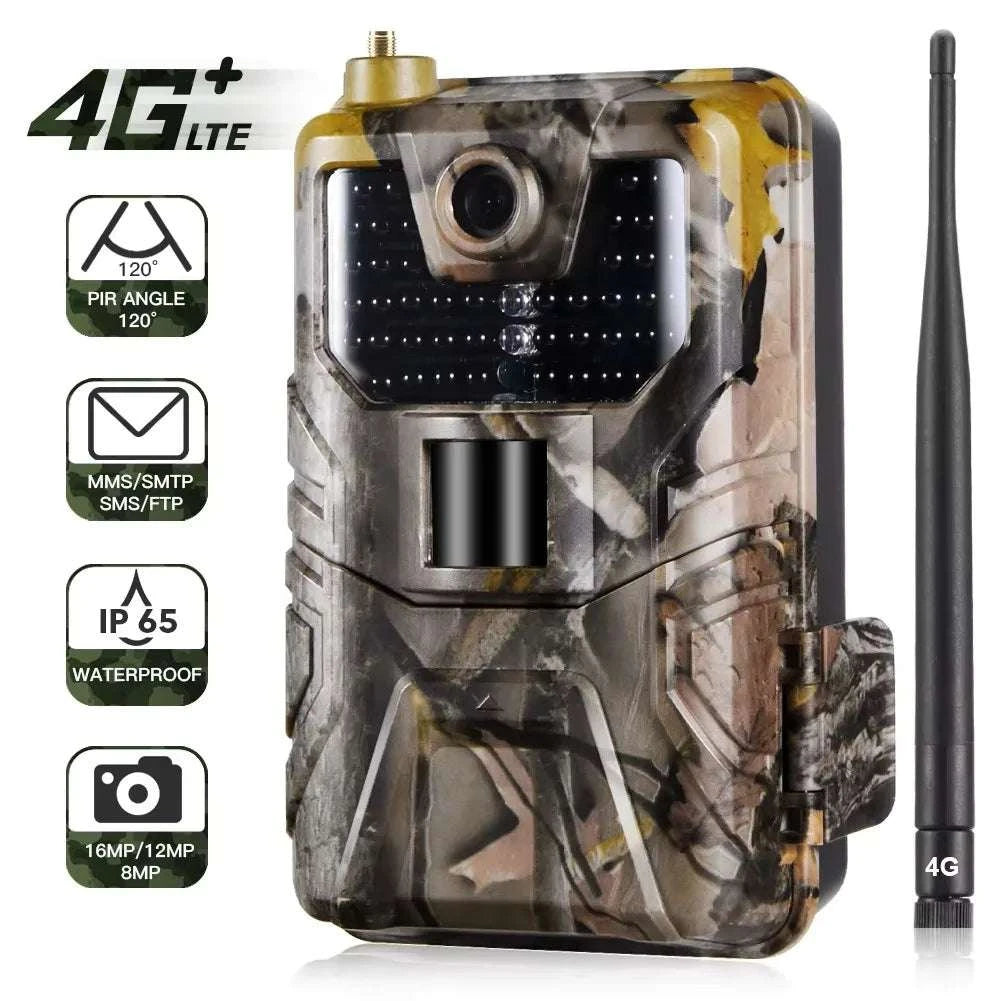 4G Cellular Trail Camera 20MP 1080P Night Vision Hunting Camera-EU Version