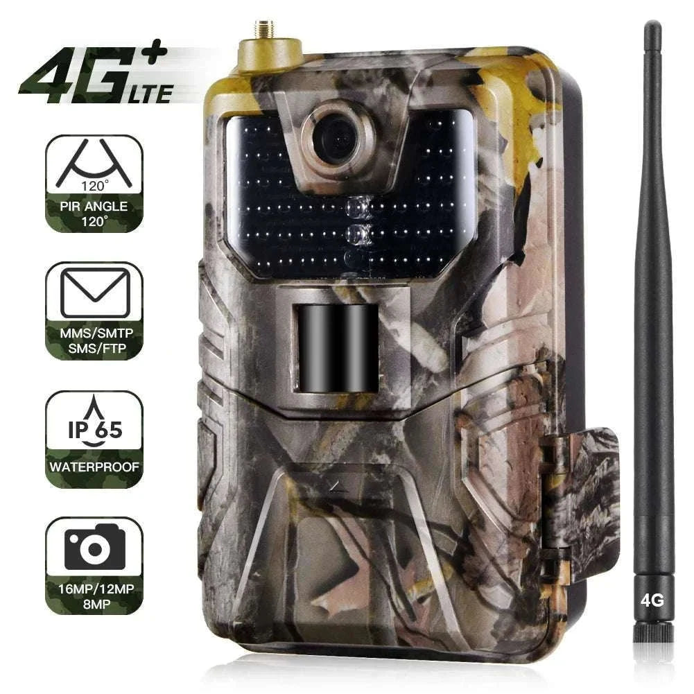 4G Cellular Trail Camera 20MP 1080P Night Vision Hunting Camera-EU Version