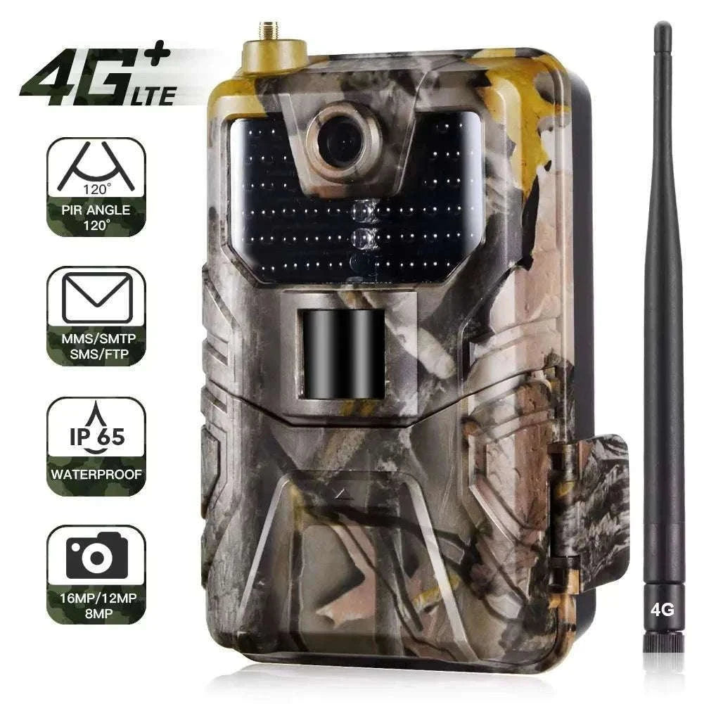 4G Cellular Trail Camera 20MP 1080P Night Vision Hunting Camera-EU Version