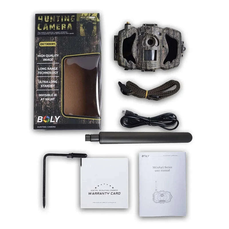 4G Cellular Trail Camera 36MP 1080P Night Vision IP66-Default Title