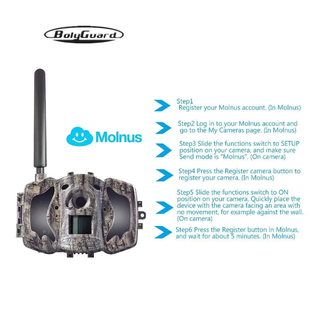 4G Cellular Trail Camera 36MP 1080P Night Vision IP66-Default Title