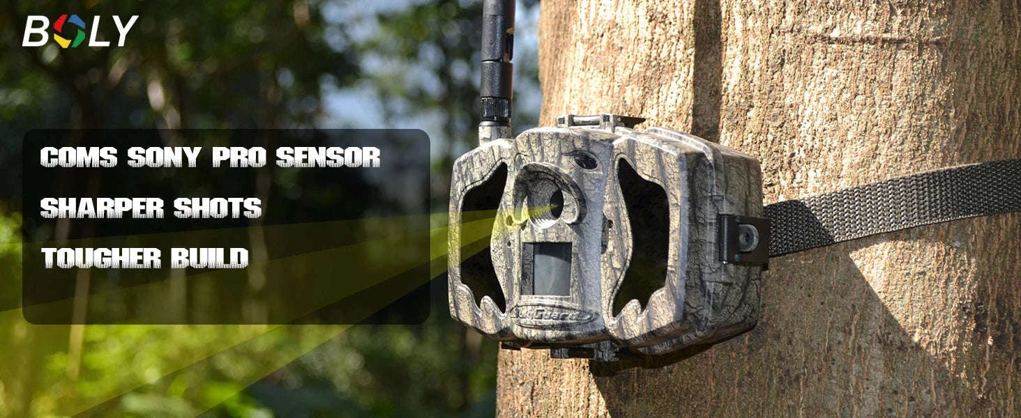 4G Cellular Trail Camera 36MP 1080P Night Vision IP66-Default Title