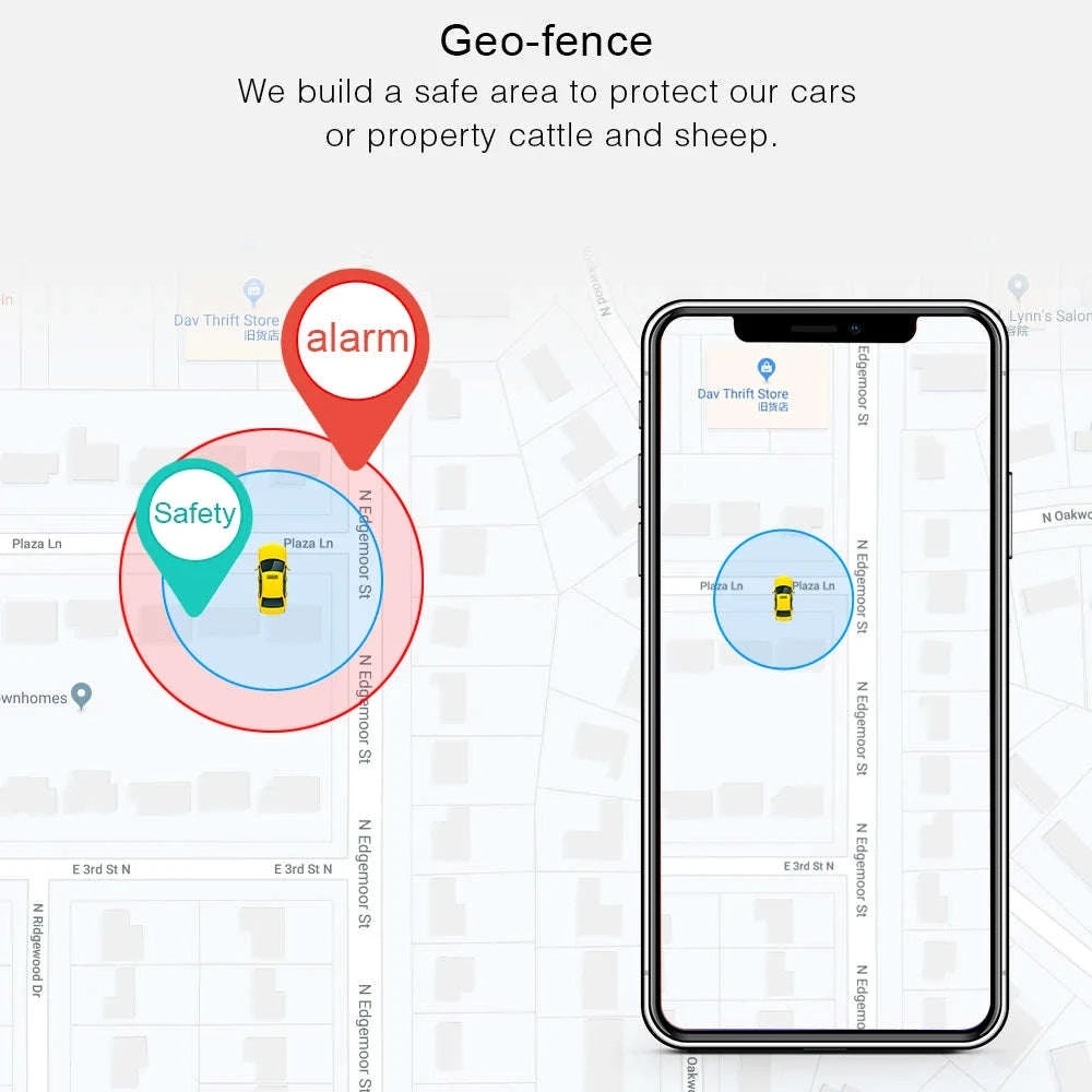 4G GPS Car Tracker with 5000mAh Battery, Waterproof, Shock Alarm-2G / China Mainland