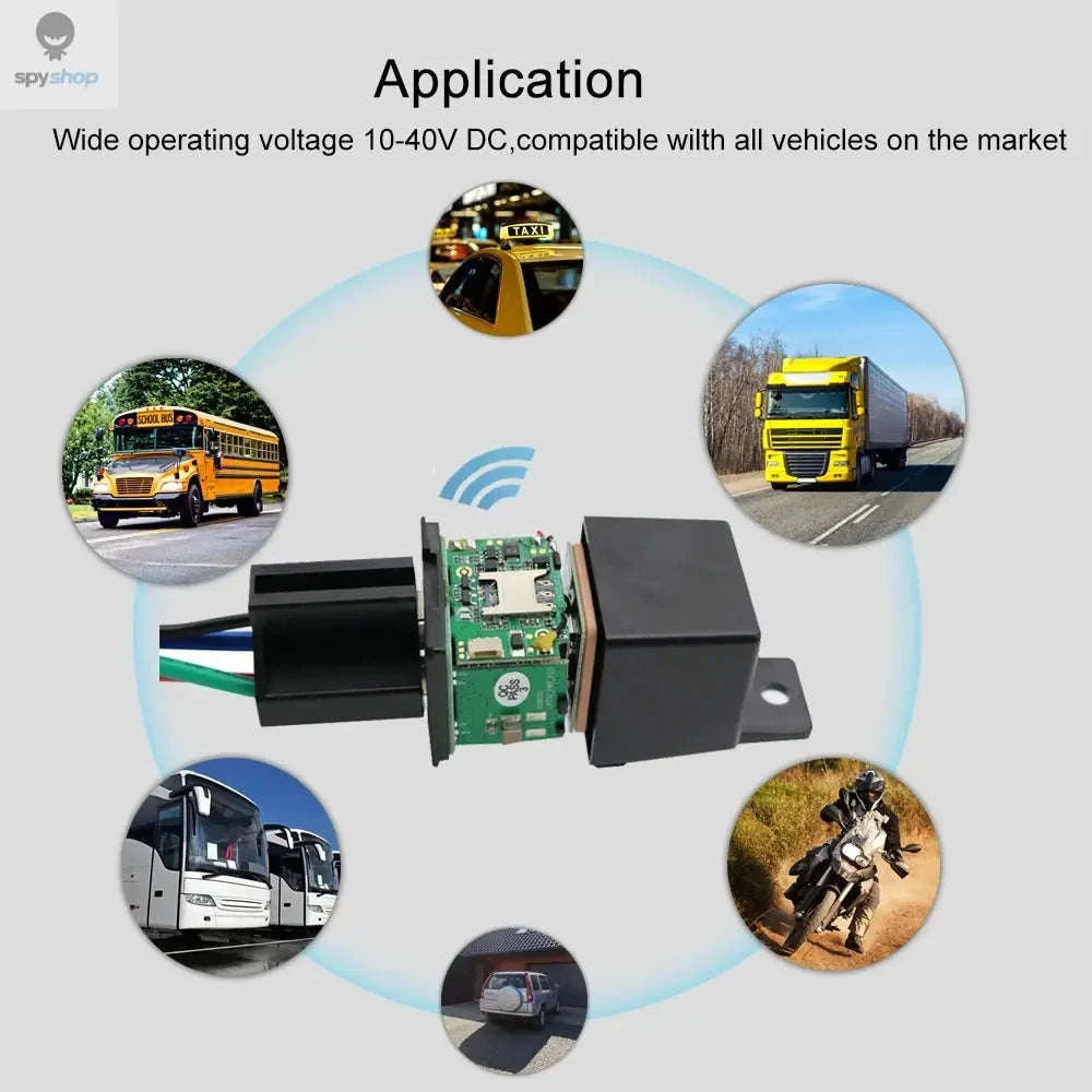 4G GPS Relay Mini Tracker – Covert Vehicle Security with Remote Engine Control-Default Title