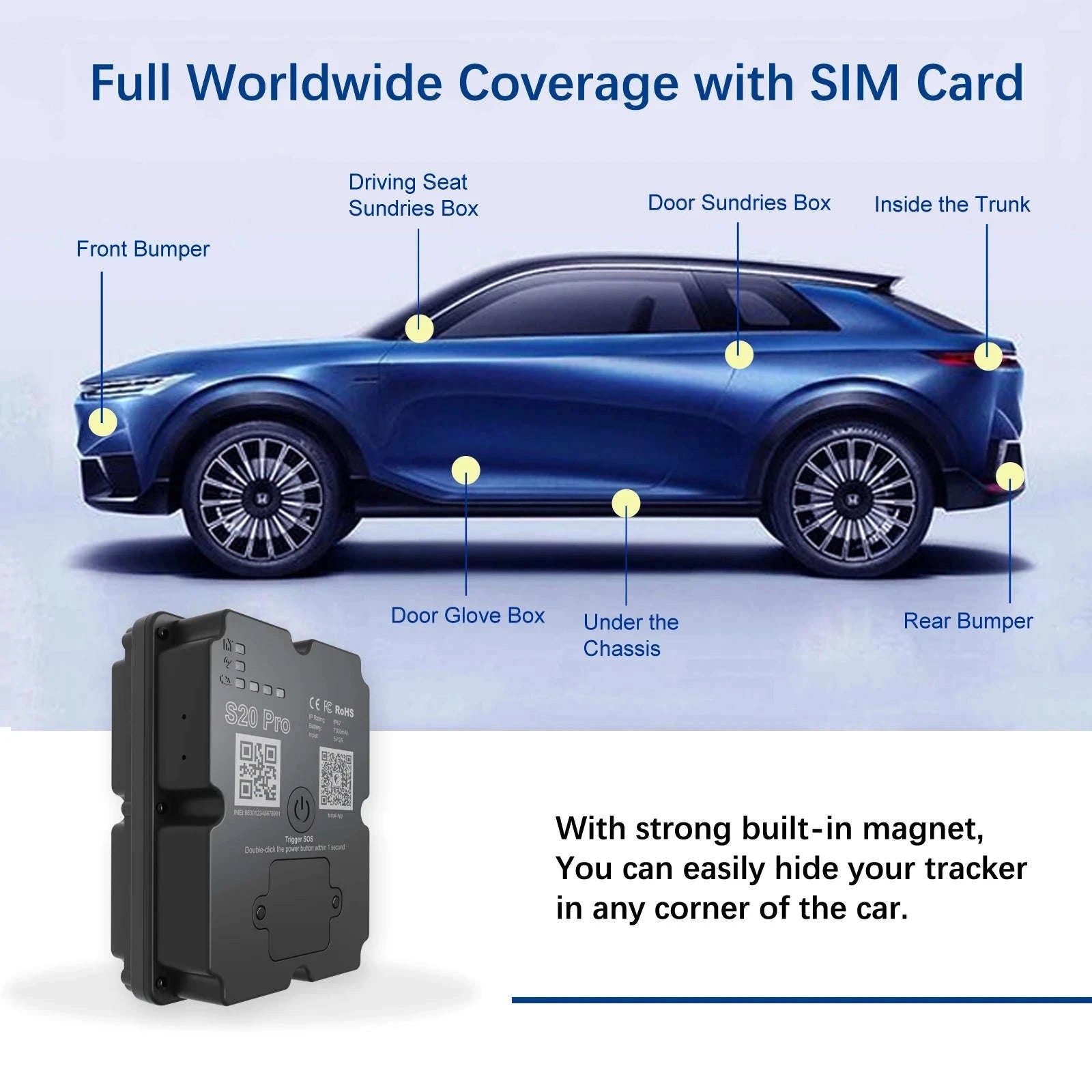 4G GPS Tracker for Car and Motorcycle-GPS Tracker / Germany