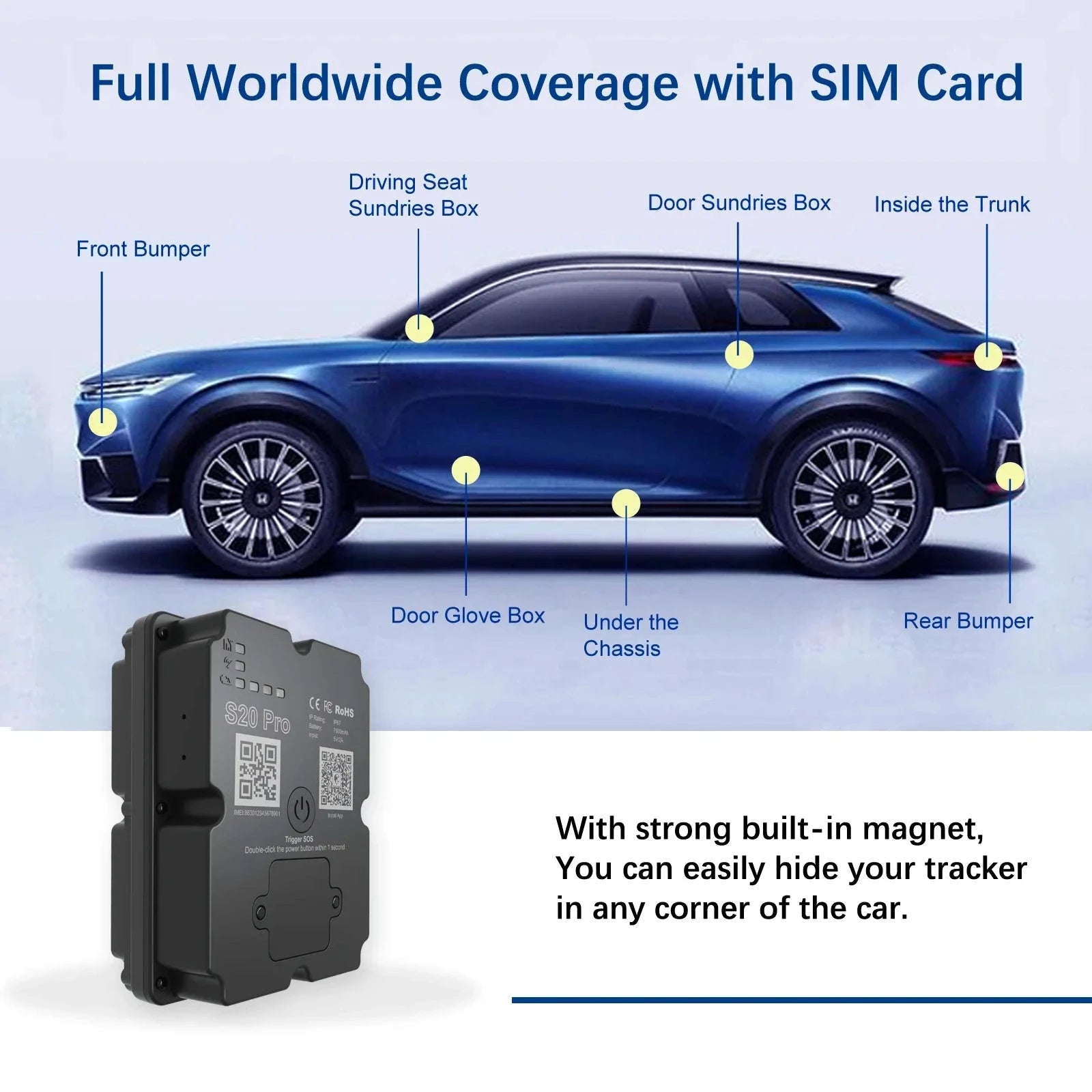 4G GPS Tracker for Car and Motorcycle-GPS Tracker / Germany