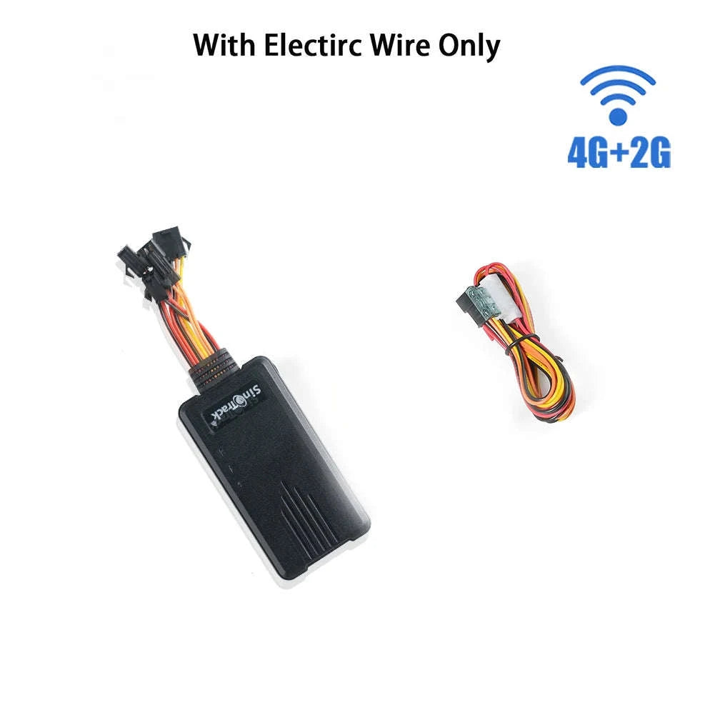 4G GPS Tracker for Car and Motorcycle with Remote Fuel Cut and Free App-With accessories