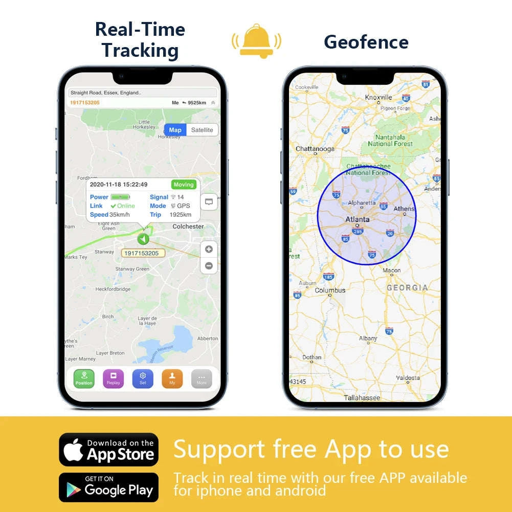 4G GPS Tracker for Car and Motorcycle with Remote Fuel Cut and Free App-With accessories