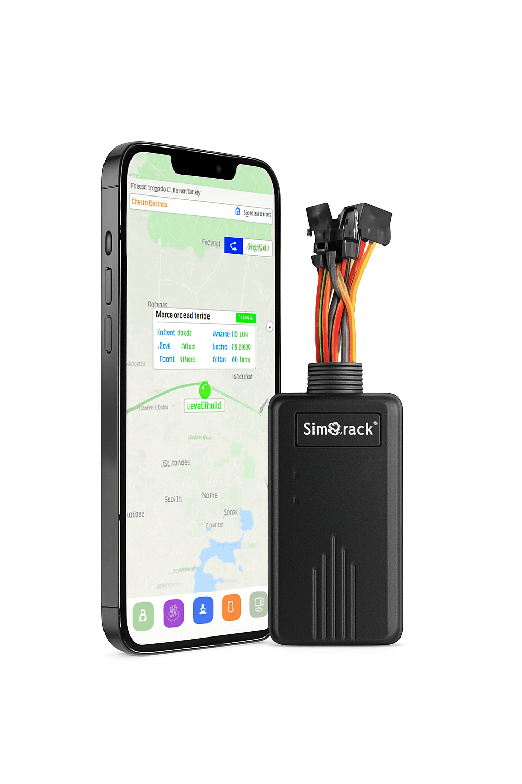 4G GPS Tracker for Car and Motorcycle with Remote Fuel Cut and Free App-With accessories