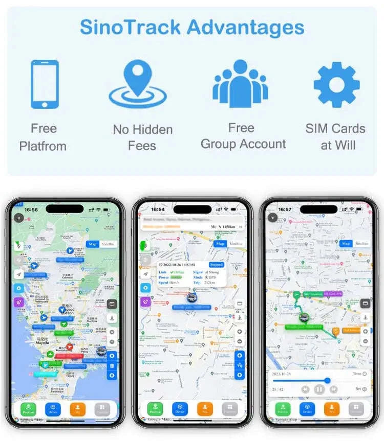 4G GPS Tracker for Car and Motorcycle with Remote Fuel Cut and Free App-With accessories