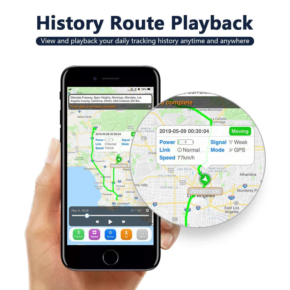 4G GPS Tracker for Car and Motorcycle with Remote Fuel Cut and Free App-With accessories