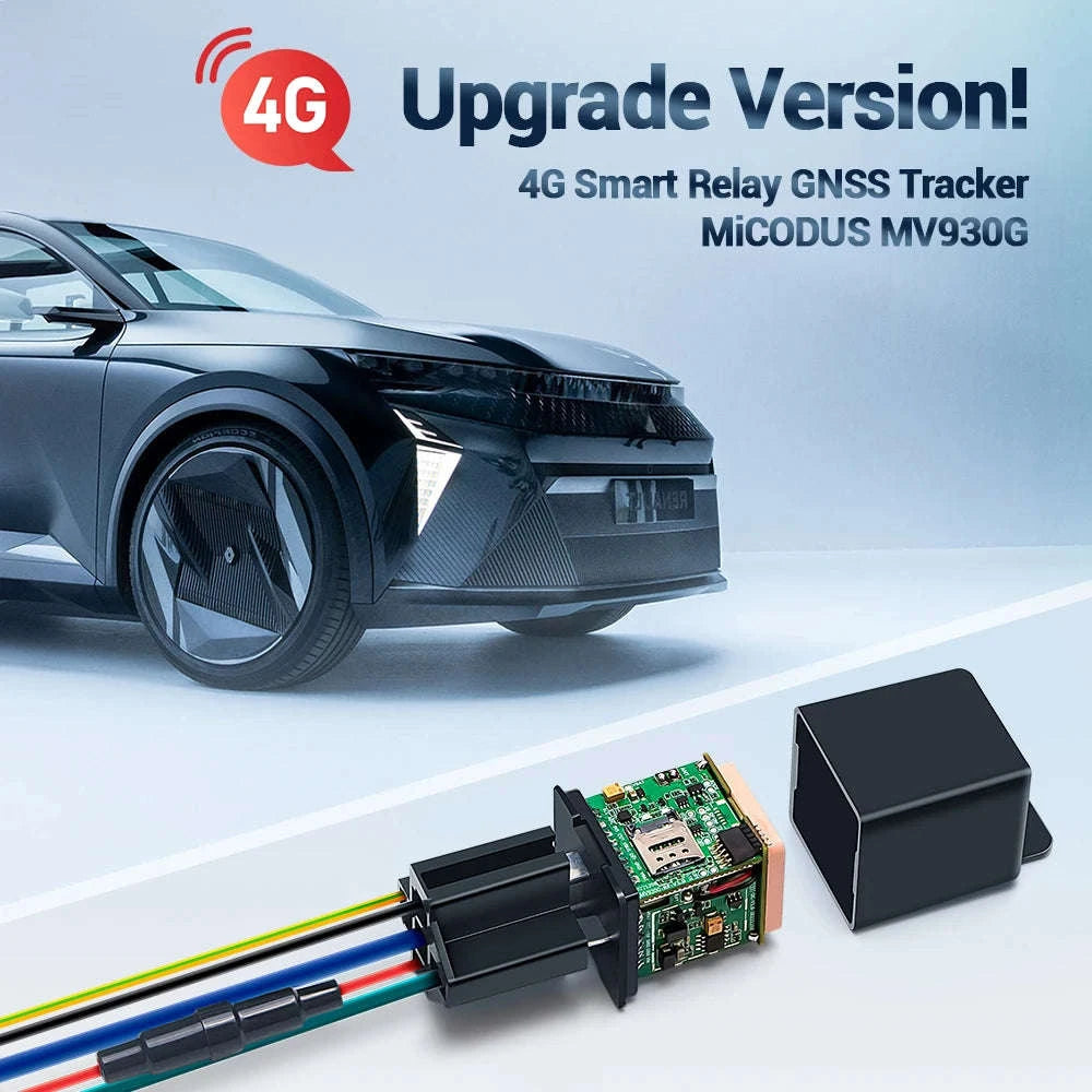 4G GPS Tracker with Fuel Cut-Off Relay and Vibration Alerts-930G One year APP / China Mainland