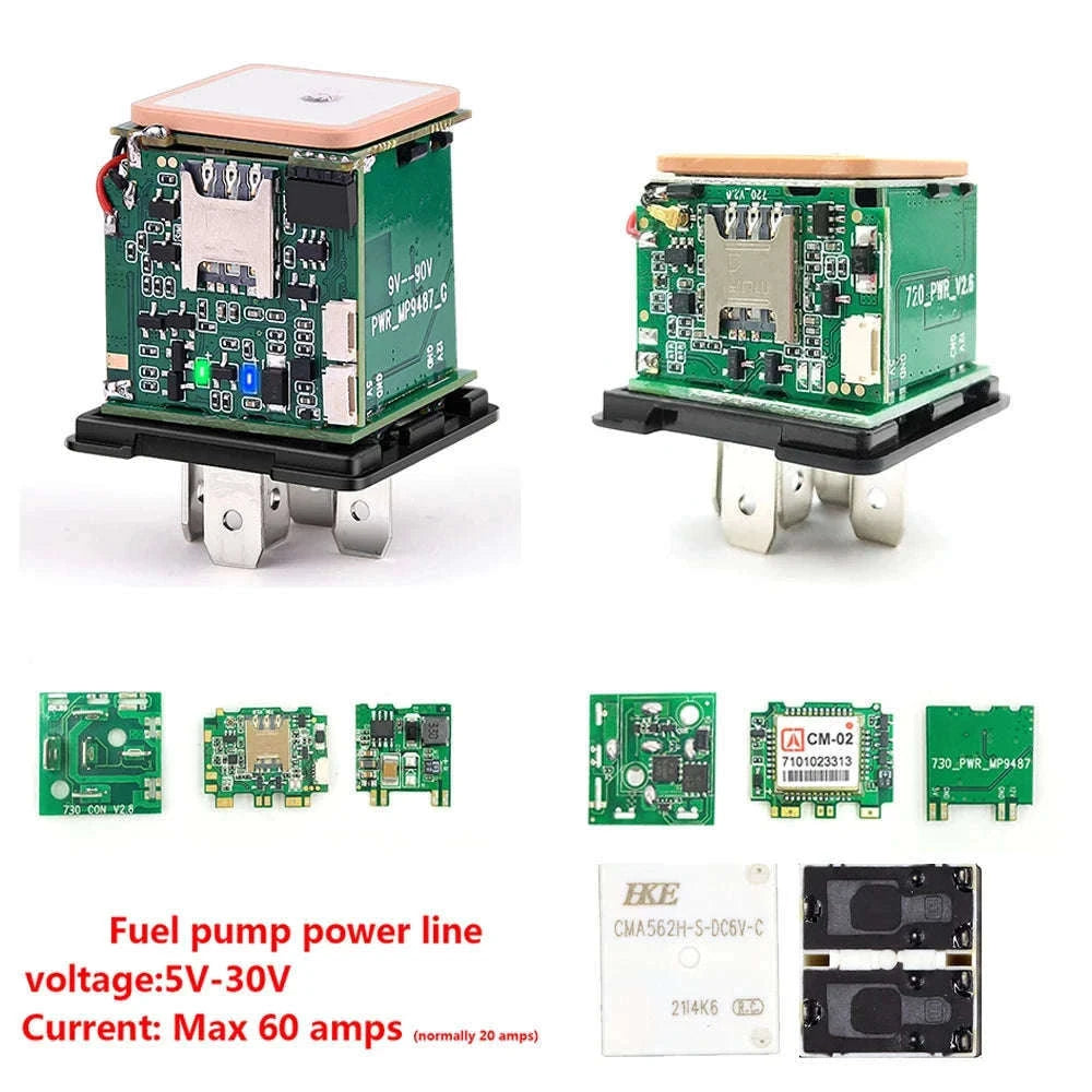 4G GPS Vehicle Tracker with ACC Alerts and Remote Fuel Cut-Off-CJ730F 4G SA