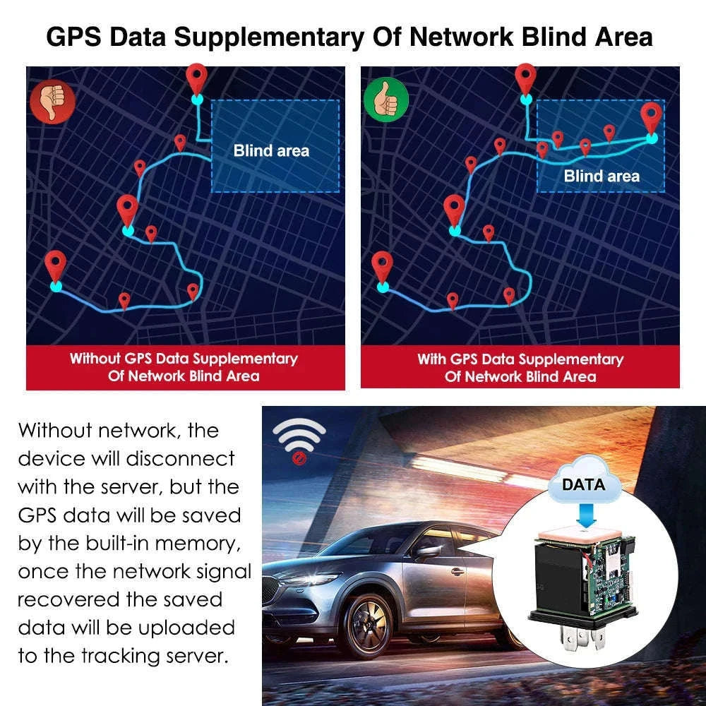 4G GPS Vehicle Tracker with ACC Alerts and Remote Fuel Cut-Off-CJ730F 4G SA