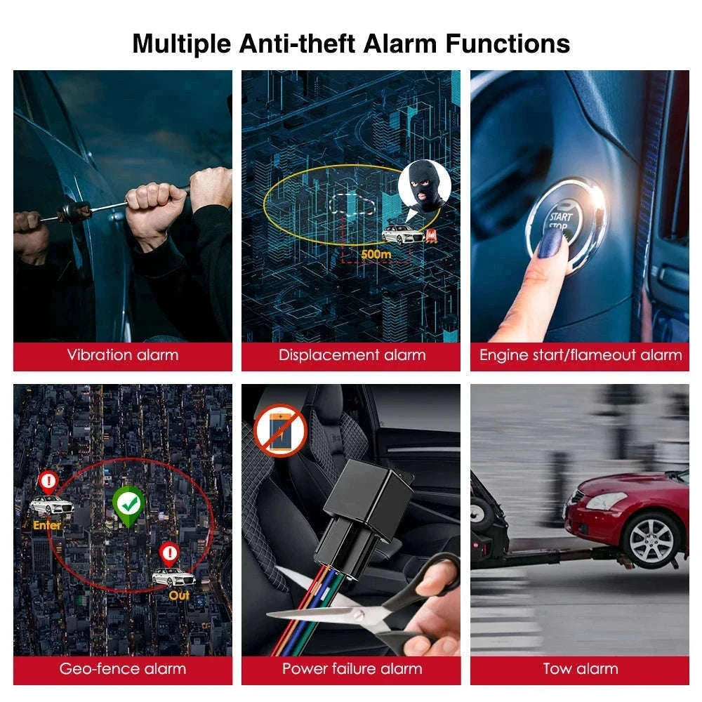 4G GPS Vehicle Tracker with ACC Alerts and Remote Fuel Cut-Off-CJ730F 4G SA