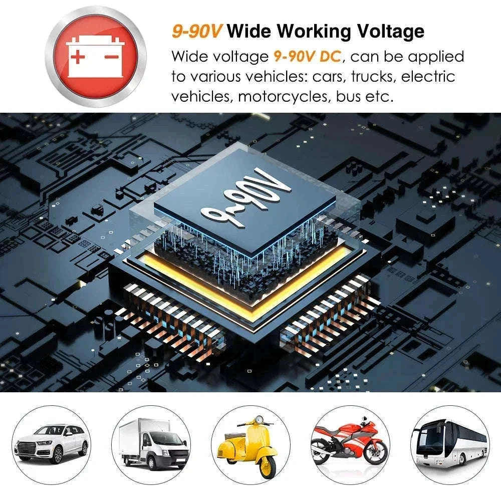 4G GPS Vehicle Tracker with ACC Alerts and Remote Fuel Cut-Off-CJ730F 4G SA