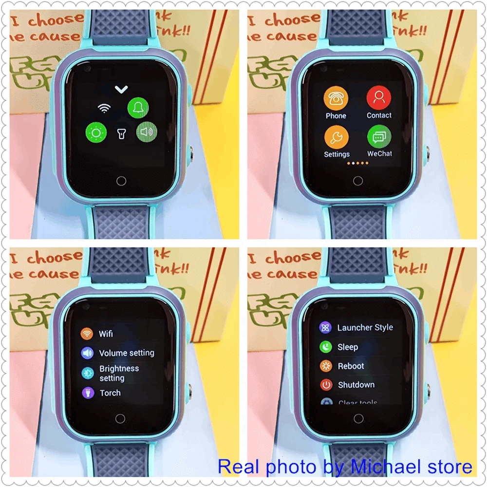 4G Kids Smart Watch GPS WiFi Video Call SOS Camera Tracker-Global version / add more strap