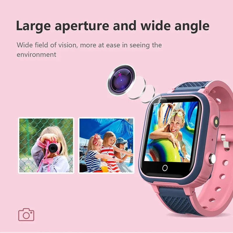 4G Kids Smart Watch GPS WiFi Video Call SOS Camera Tracker-Global version / add more strap