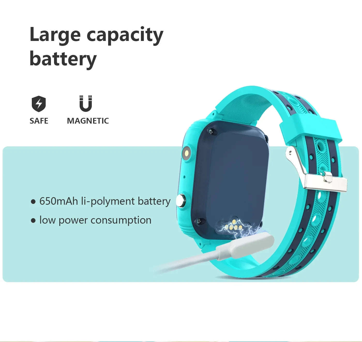 4G Kids Smart Watch GPS WiFi Video Call SOS Camera Tracker-Global version / add more strap